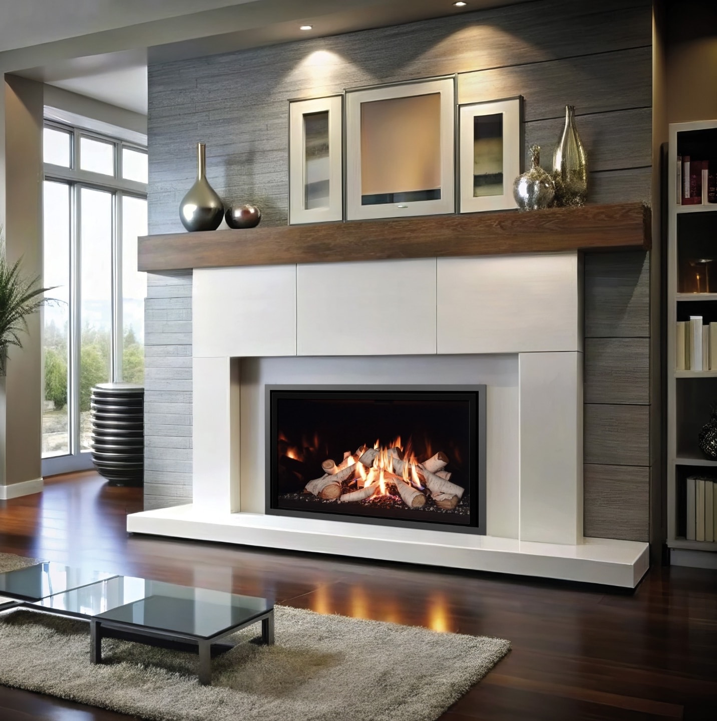gas fireplace