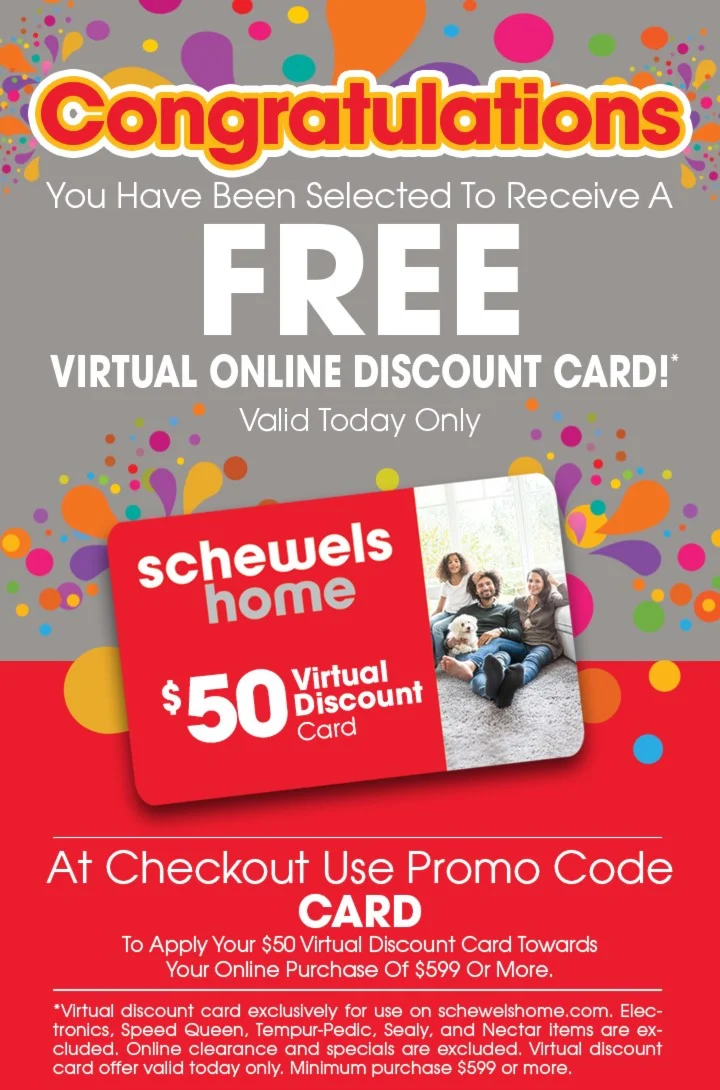 $50 Virtual Online Gift Card