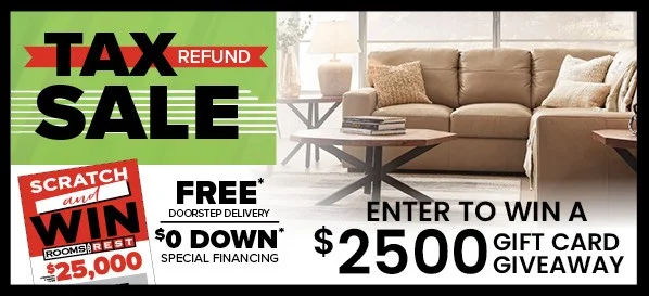 Tax Refund Sale Enter to Win $2500 Gift Card Giveaway