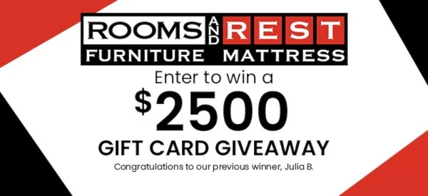 Enter to win a $2500 gift card