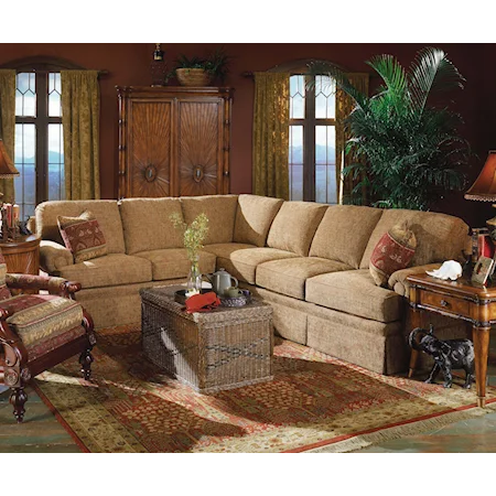 Winsome Sectional Sofa with Sleeper