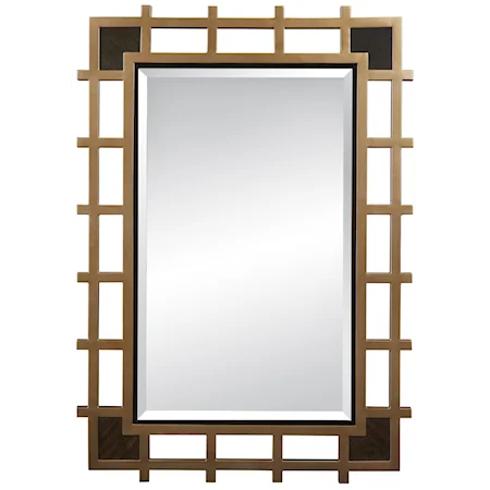Standout Grid Frame Mirror