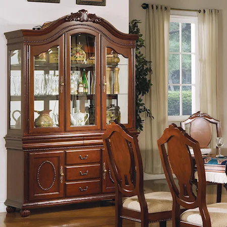 Traditional Buffet and Hutch