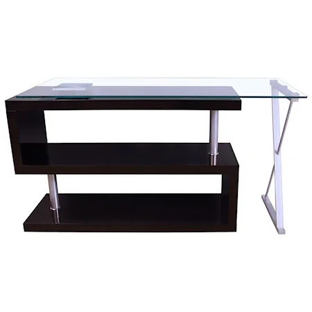 Contemporary Desk with Swivel Top Function