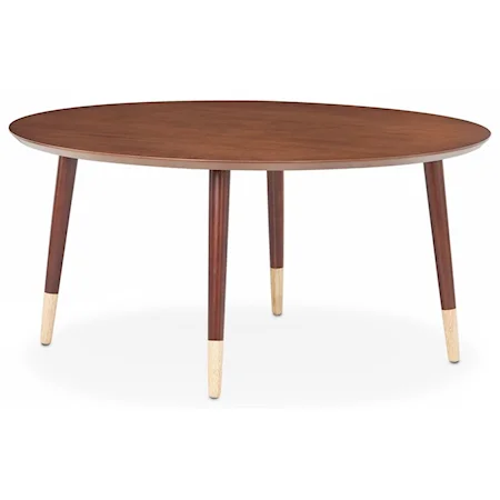 Mid-Century Modern Round Coffee Table