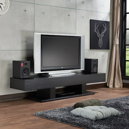 Contemporary TV Stand with 3 Drawers