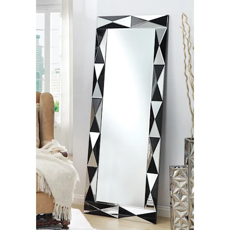 Contemporary Art Deco Floor Mirror
