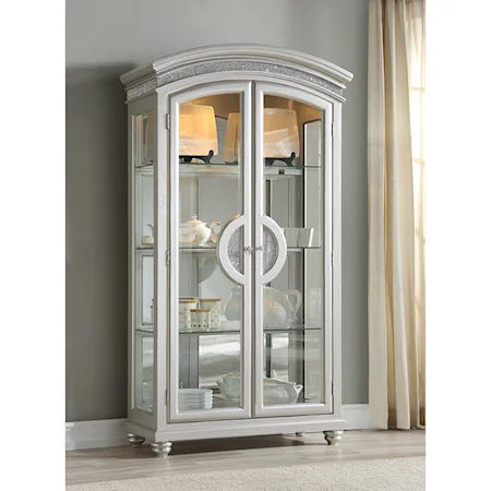 Glam 2-Door Curio Cabinet