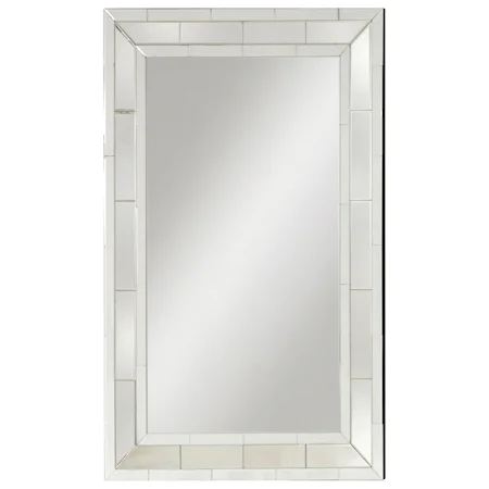 Glam Wall Mirror with Mirrored Frame