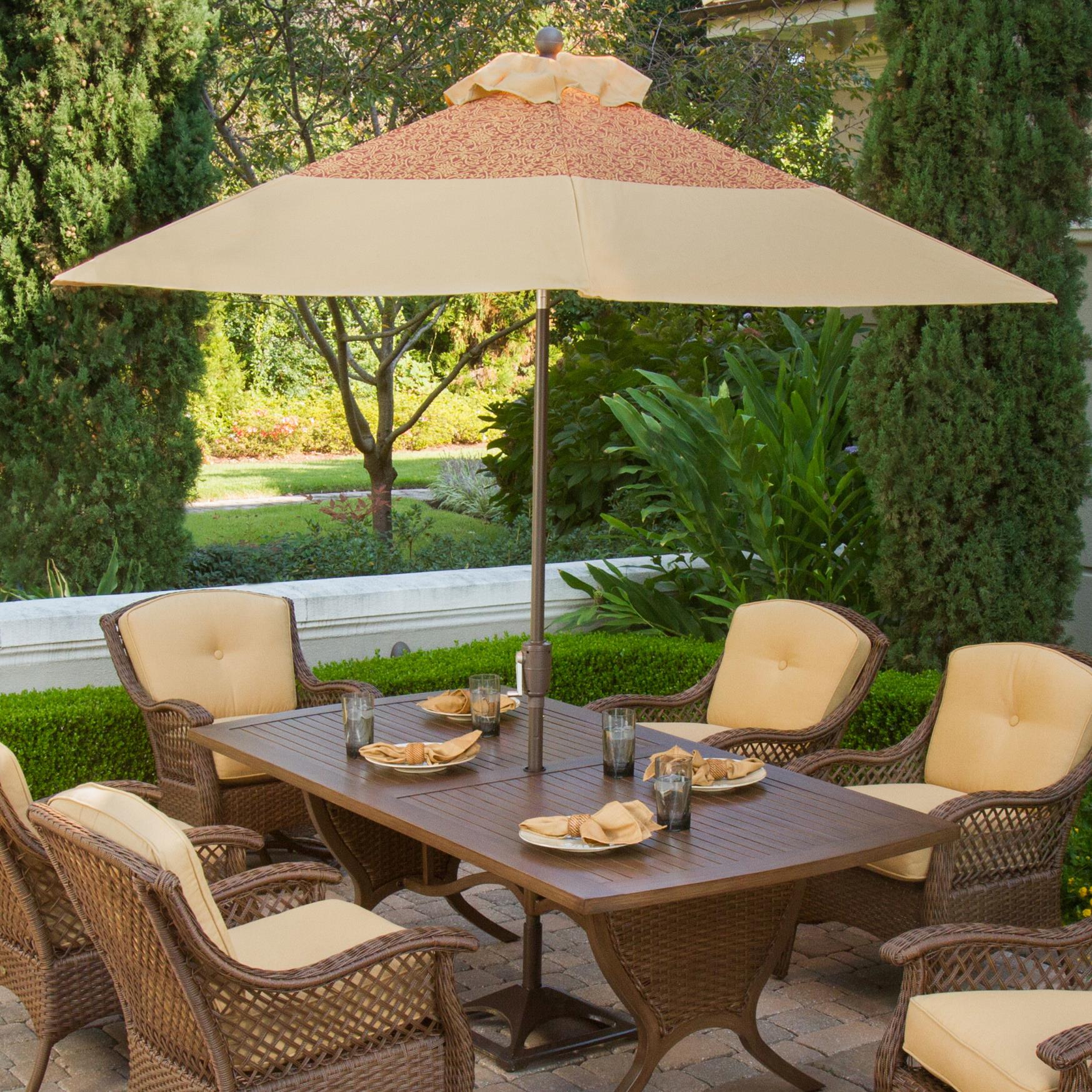 agio davenport 9 ft. patio market umbrella Discover the Best Agio Umbrellas near you - Shop from Multiple Furniture  Stores