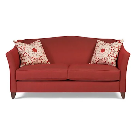 Tight Back Sofa with Flared Arms