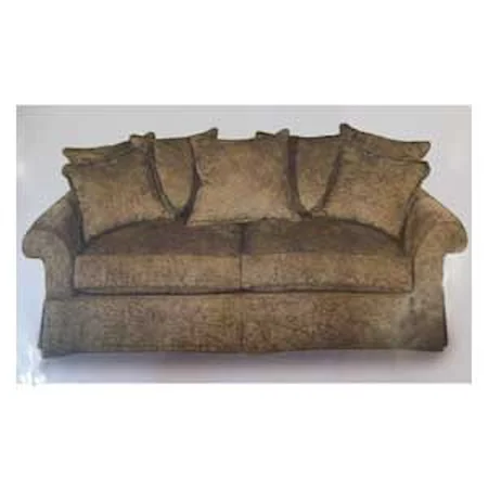 91" Two Cushion Loose Pillow Back Sofa