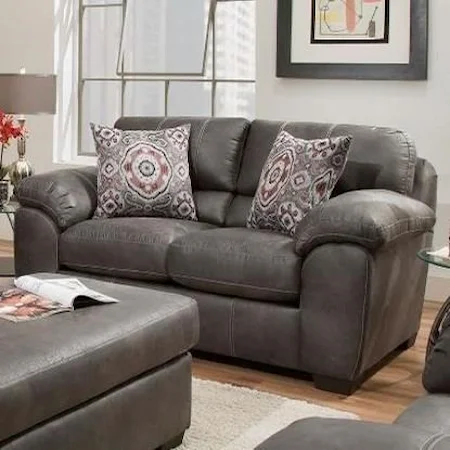 Casual-Contemporary Loveseat