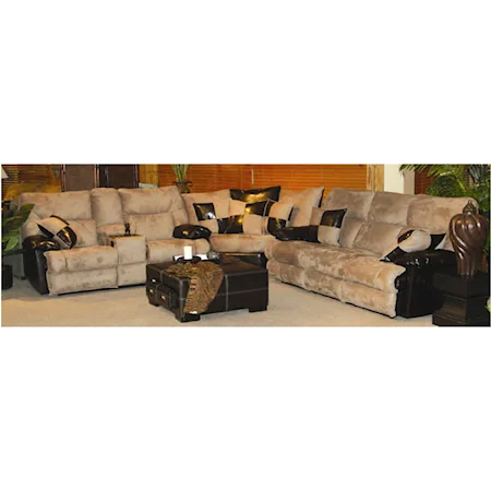 Reclining Sectional with Built-In Storage