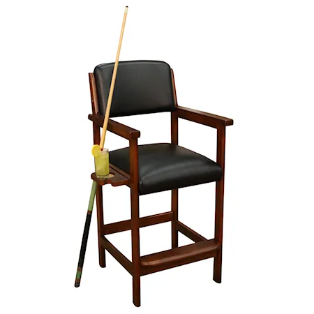 St. Paul Spectator Chair with Side Cup Holder