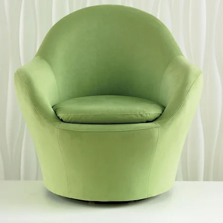 Swivel Barrel Chair