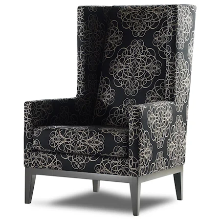 Transitional Wing Chair