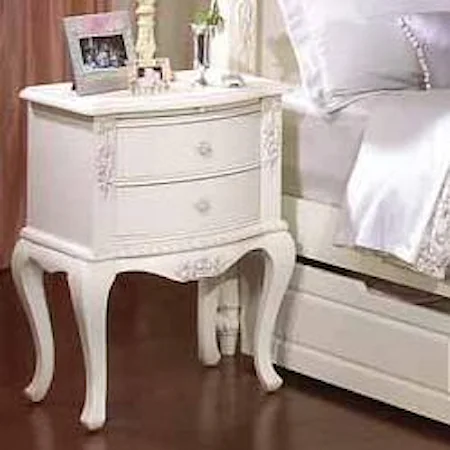 2 Drawer Leg Nightstand