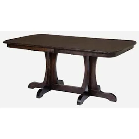 Customizable Solid Wood Rectangular Dining Table