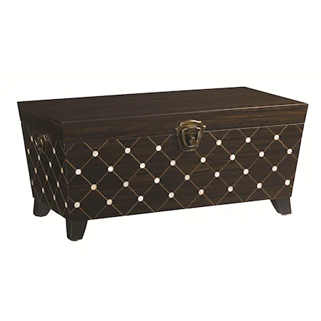 Discovery Lift-Top Cocktail Table with Mother of Pearl Accents