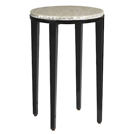 Radiance Accent Table with Troca Shell Top