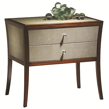 Venus Chest in Sage Green Shagreen