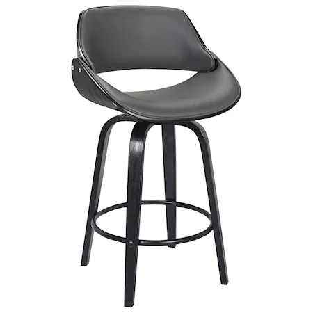 Contemporary 26" Counter Height Swivel Stool