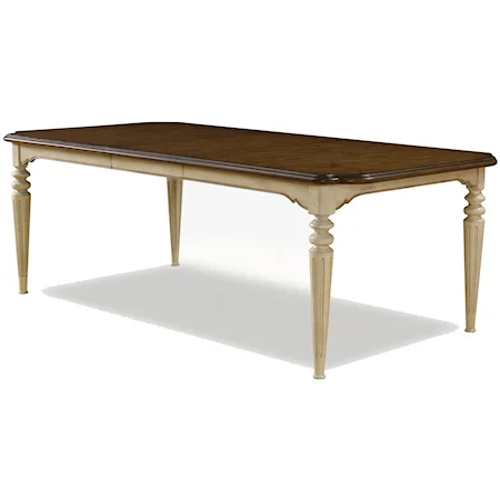 Rectangular Two Tone Dining Table