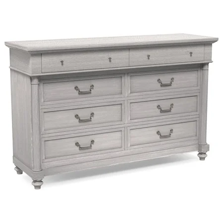 Customizable 8 Drawer Dresser