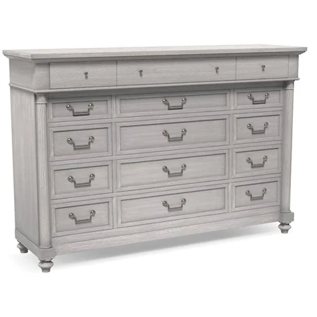 Customizable 15 Drawer Dresser