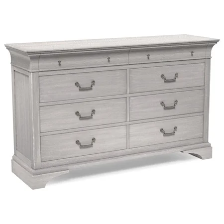 Customizable 8 Drawer Dresser