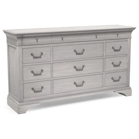 Customizable 12 Drawer Dresser