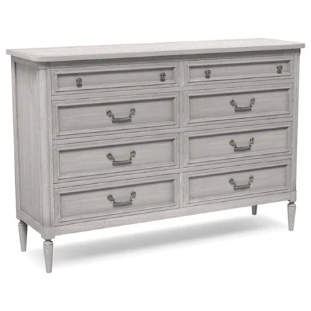 Customizable 8 Drawer Dresser