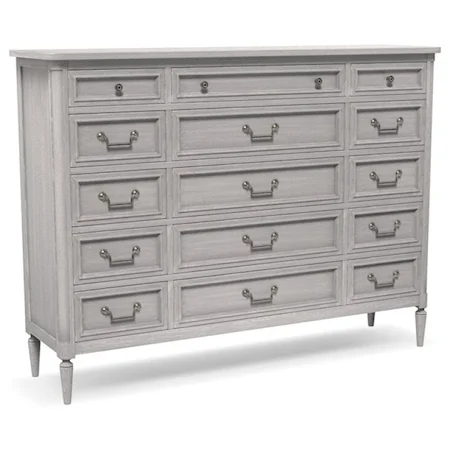 Customizable 15 Drawer Dresser