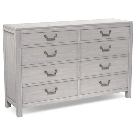 Customizable 8 Drawer Dresser