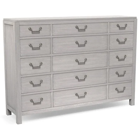 Customizable 15 Drawer Dresser