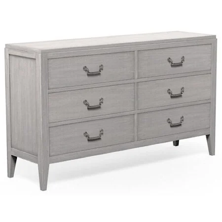 Customizable 6 Drawer Dresser