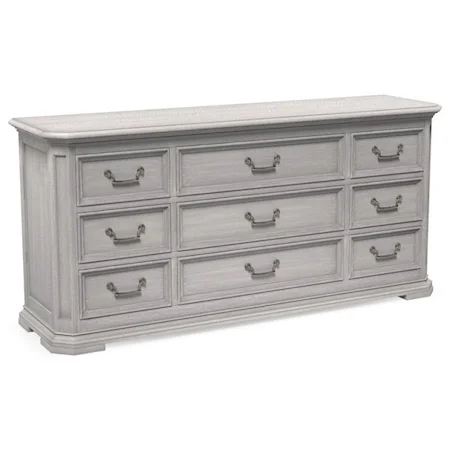 Customizable 9 Drawer Dresser