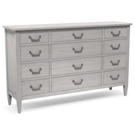 Customizable 12 Drawer Dresser