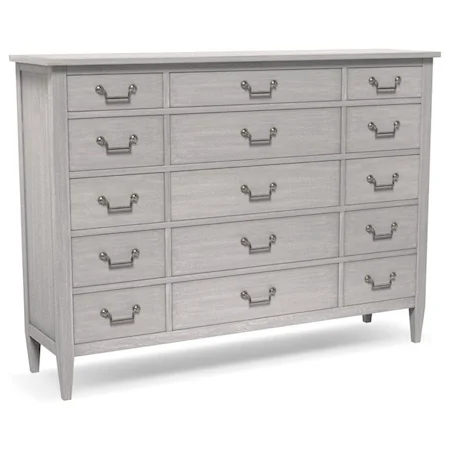 Customizable 15 Drawer Dresser