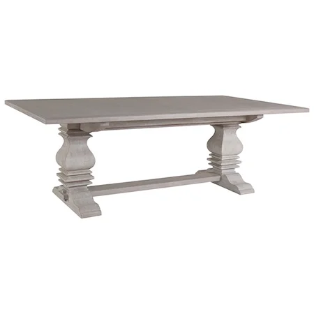 Axiom Rectangular Dining Table with Two Table Extension Leaves