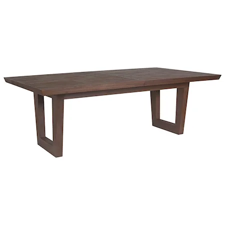 Brio Rectangular Dining Table with Two Table Leaves