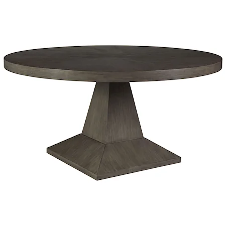 Chronicle Contemporary Round Wood Dining Table