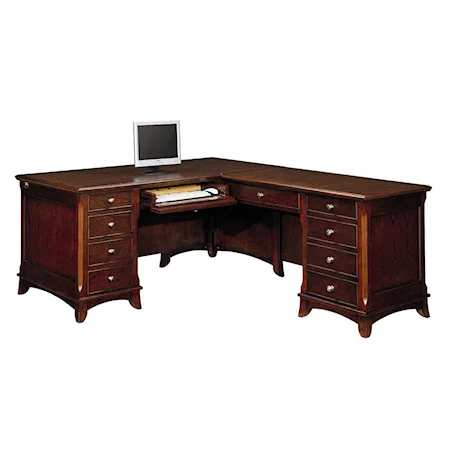L-Shaped Executive Desk