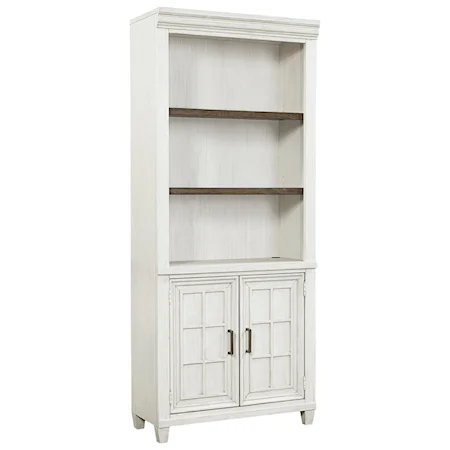 Casual Open Door Bookcase with Adjustable/Removable Shelving