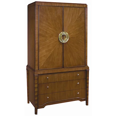 Armoire with Two Doors and Three Drawers