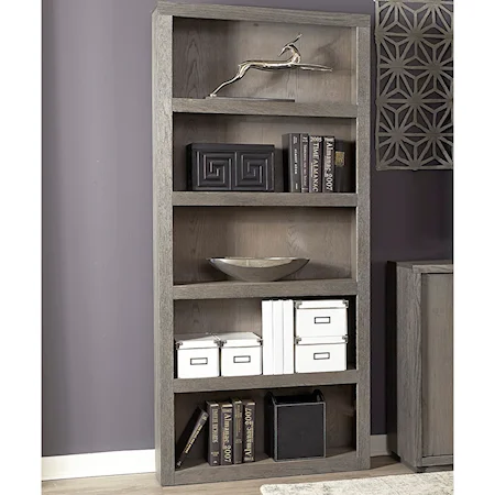 74" Casual Open Bookcase