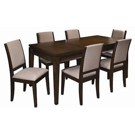 Seven Piece Table & Chairs Set