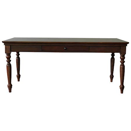 72" Writing Desk with Drop-Front Keyboard Drawer