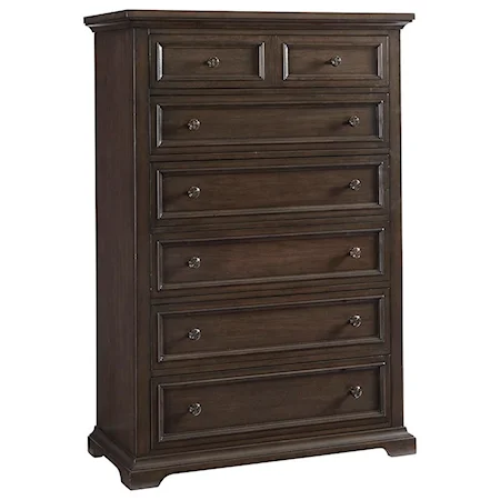 Bradford Six Drawer Chest with Self-Closing Drawers